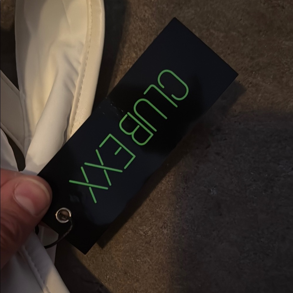 White Lace-Up Women's Top - Picture 3 of 5